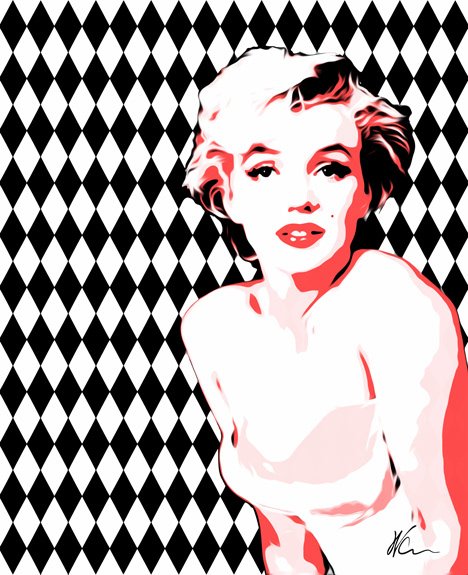 Marilyn Monroe Pop Art By William Cuccio