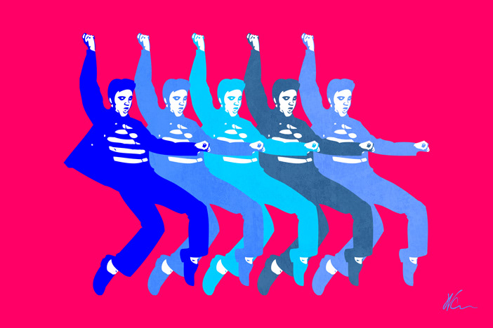 Blue Elvis | Pop Art By William Cuccio