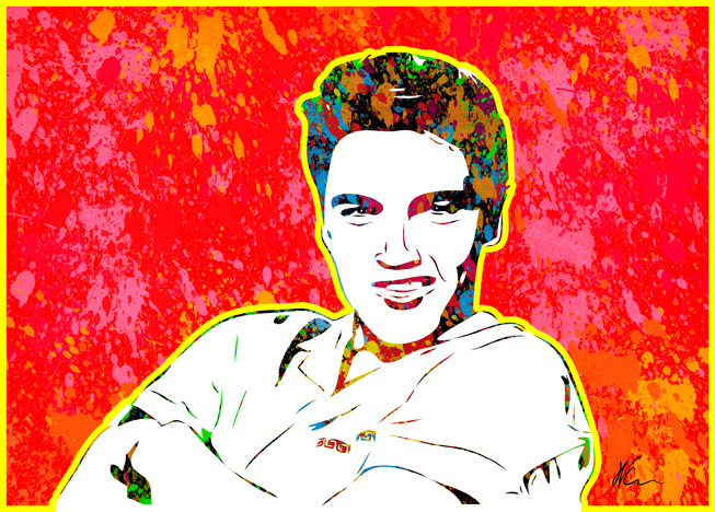Elvis Pop Art By William Cuccio