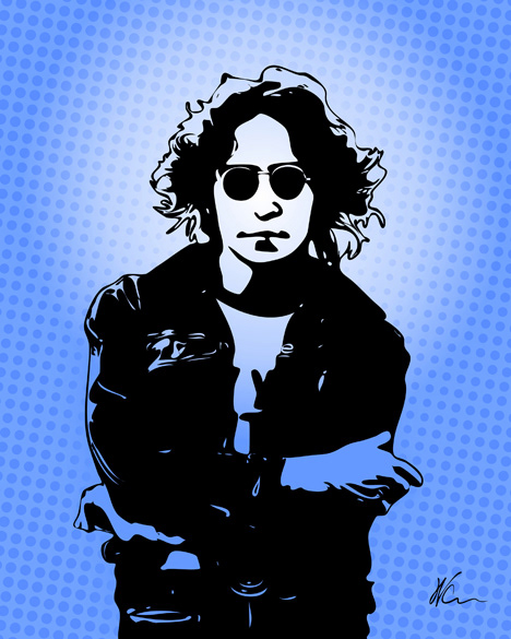 John Lennon Pop Art by William Cuccio