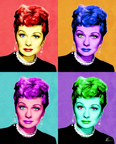 Lucy Pop Art by William Cuccio