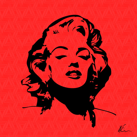 Marilyn Monroe Pop Art By William Cuccio