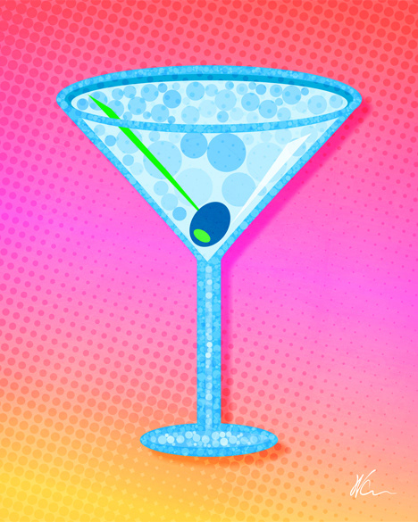 Martini | Pop Art by William Cuccio