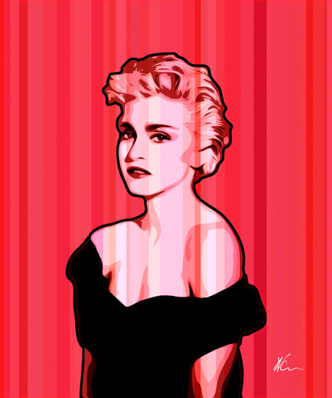Madonna Pop Art By William Cuccio