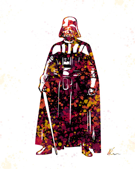 Darth Vader Pop Art By William Cuccio