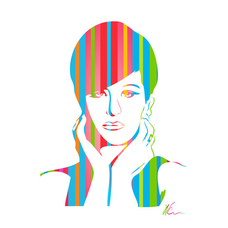 Barbra Streisand Pop Art By William Cuccio