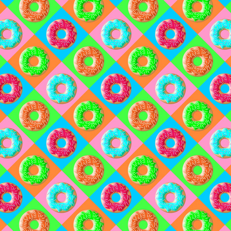 Donut Pop Art By William Cuccio