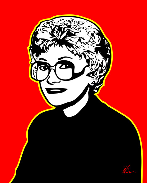 Estelle Getty Pop Art By William Cuccio