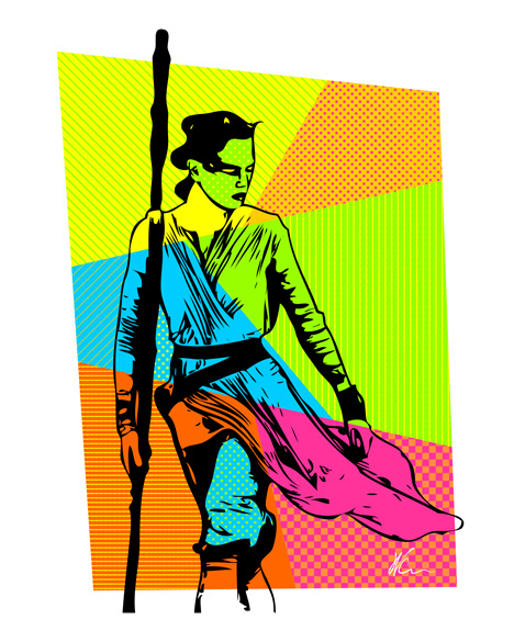 Rey Pop Art By William Cuccio