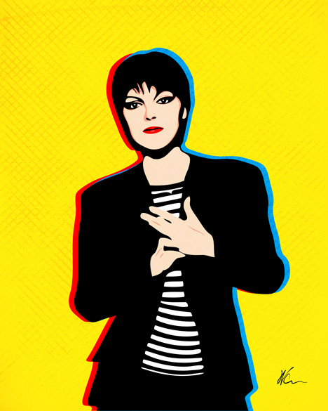 Pat Benatar Pop Art By William Cuccio