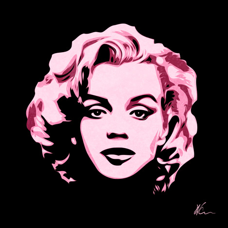Marilyn Monroe | Pink | Pop Art by William Cuccio