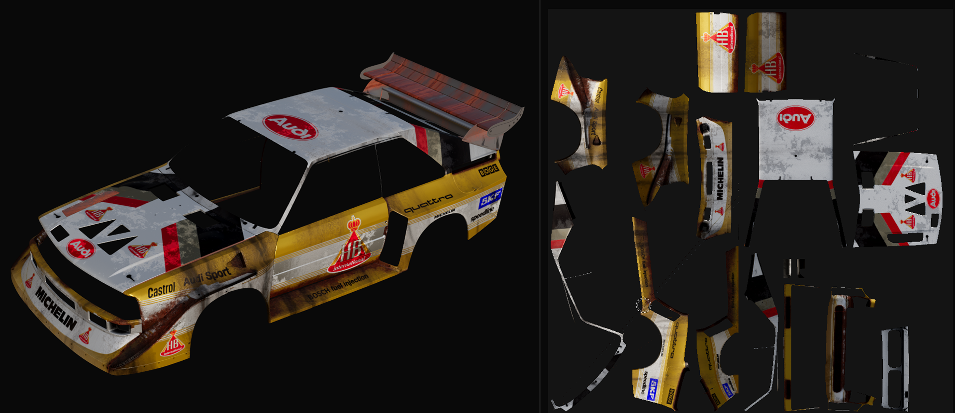 Complete custom livery-material