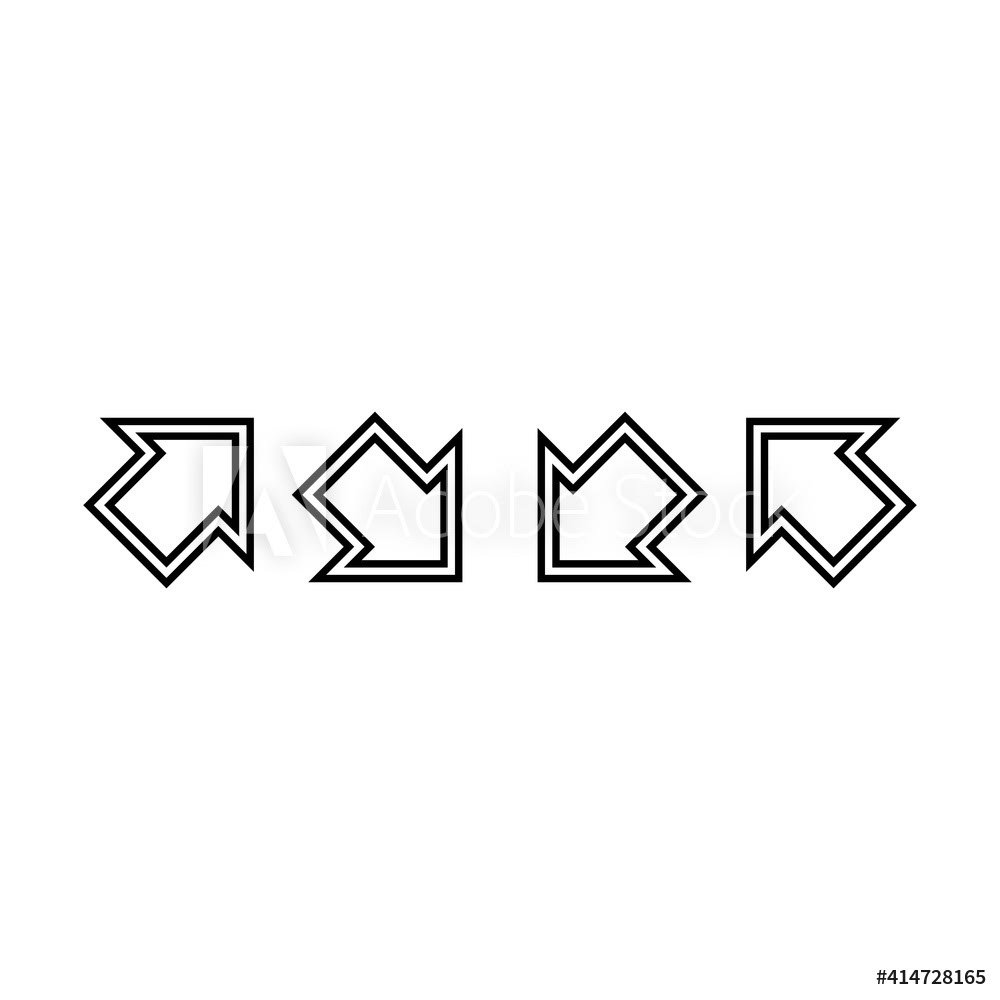 Arrow symbol icon