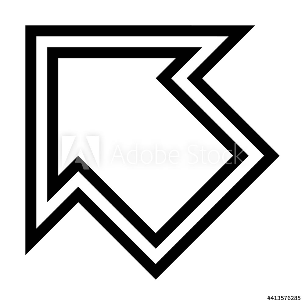 Arrow symbol icon