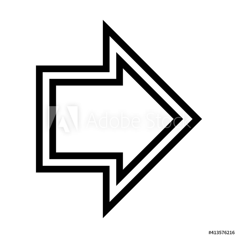 Arrow symbol icon