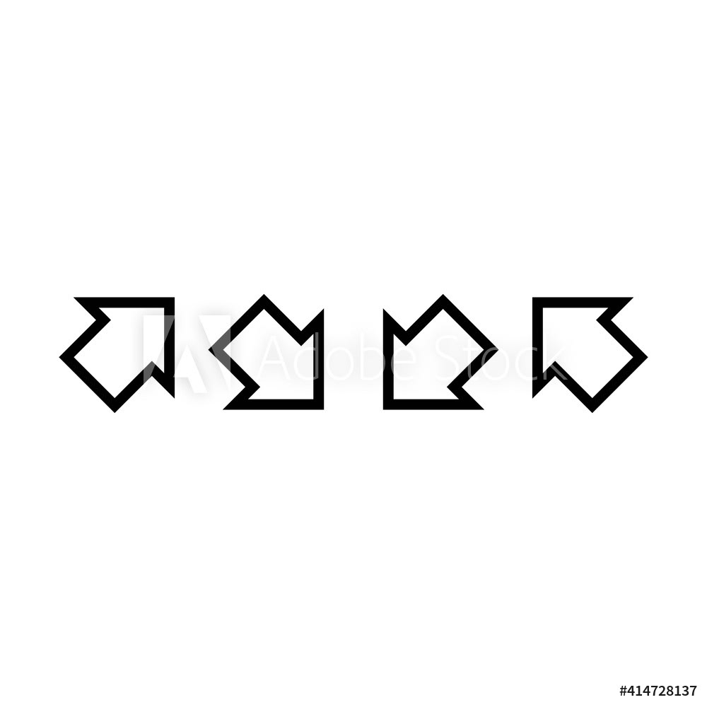 Arrow symbol icon