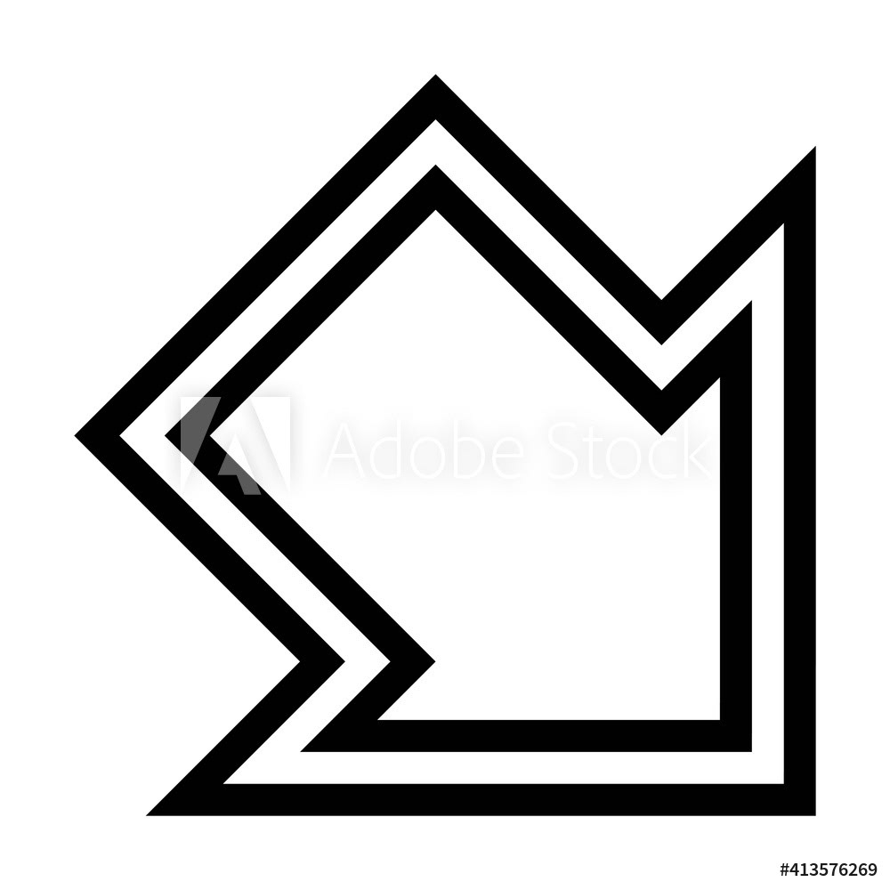 Arrow symbol icon