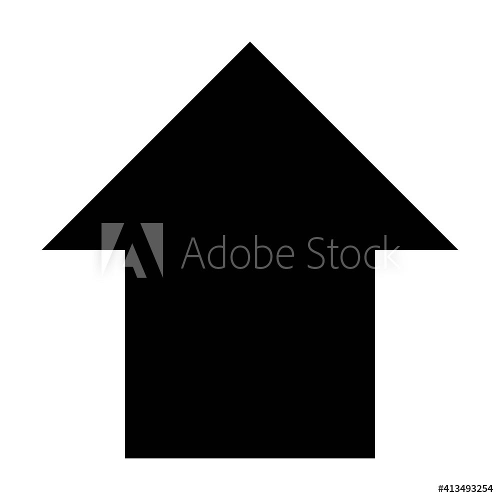 Up arrow symbol icon
