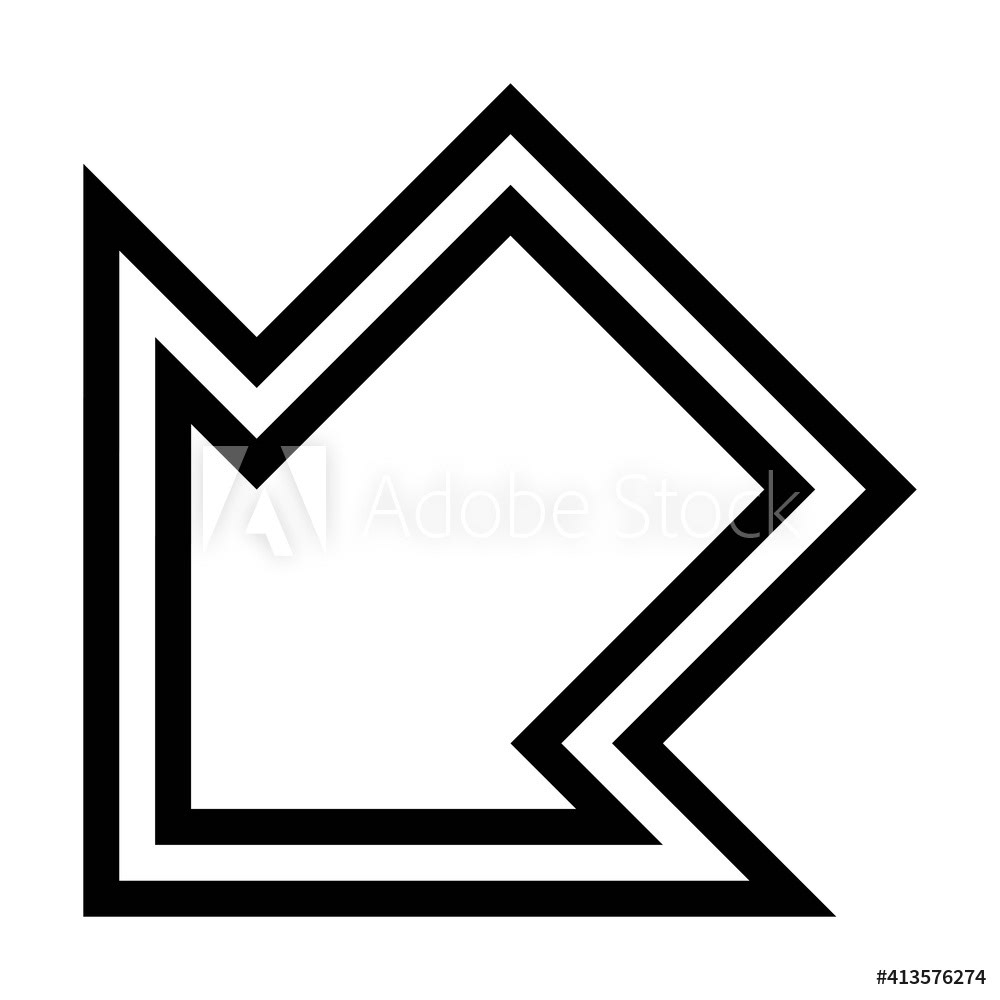 Arrow symbol icon