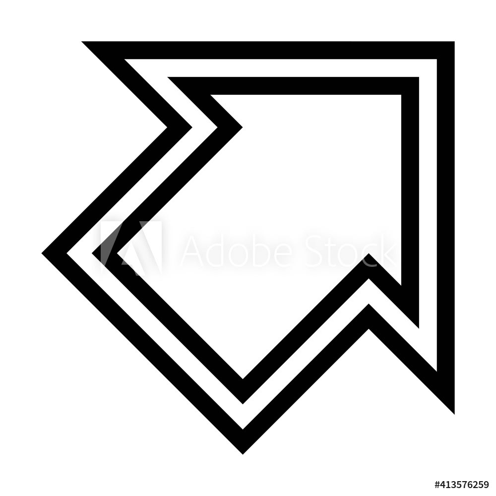 Arrow symbol icon