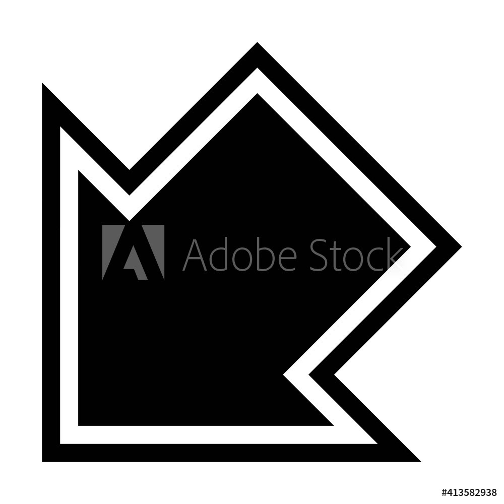 Arrow symbol icon