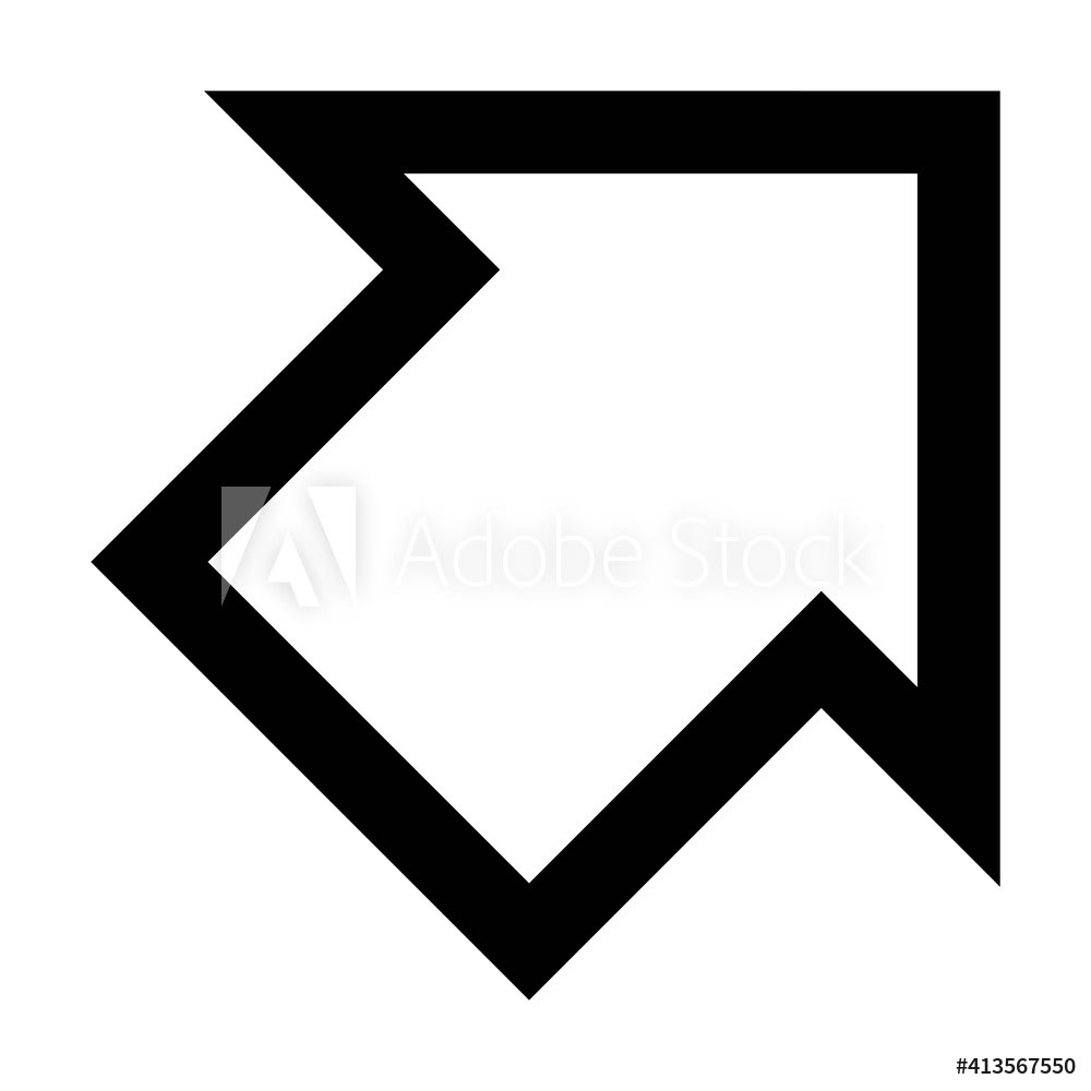 Arrow symbol icon