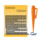 Icône de contrat - Formalisation des étapes de création et engagements clients chez FBGraphiste.