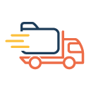 Icône de livraison de fichiers - Transmission des livrables finaux sur tous supports chez FBGraphiste