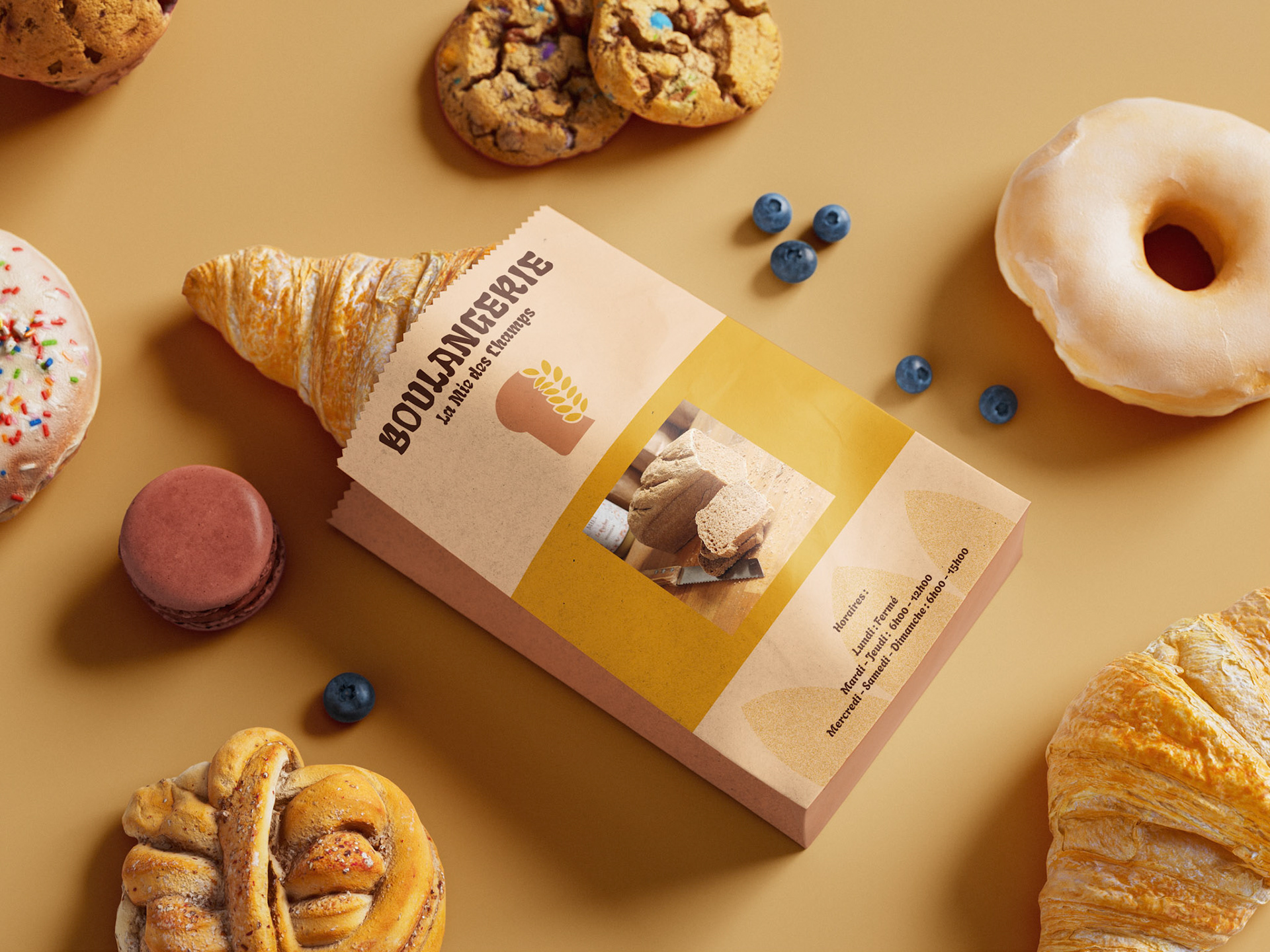 Création des supports de communication de la boulangerie