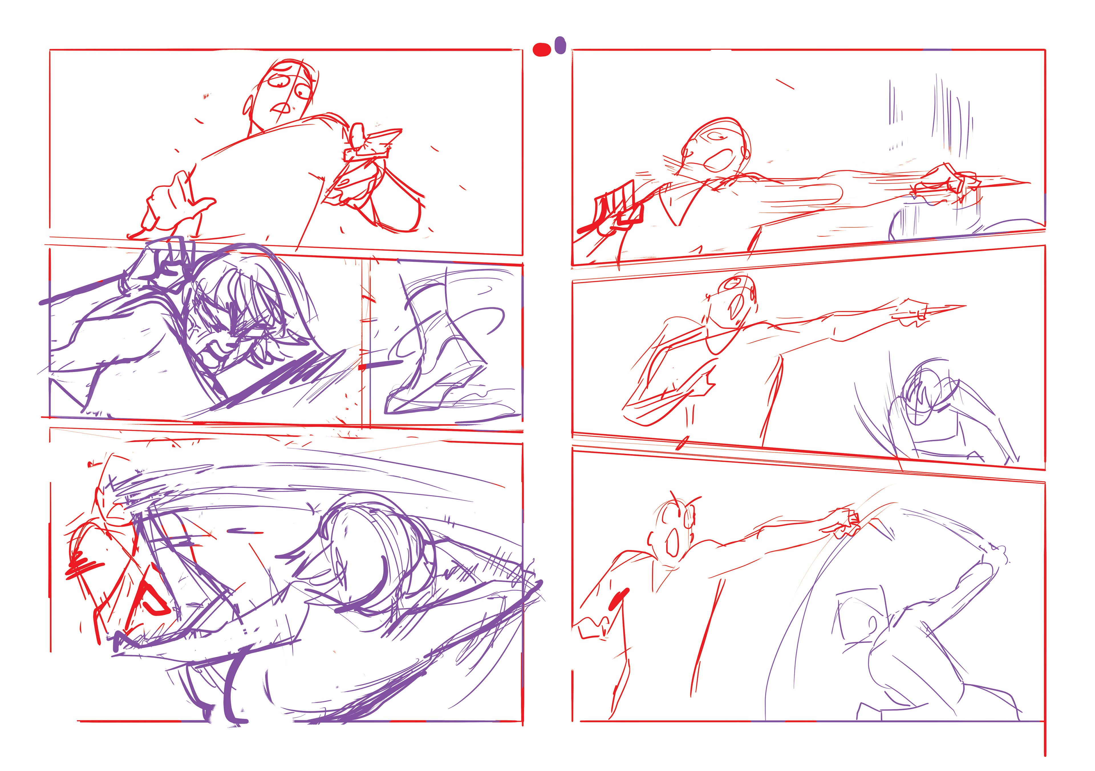 Damage - Projet BD pour concours manga - storyboard