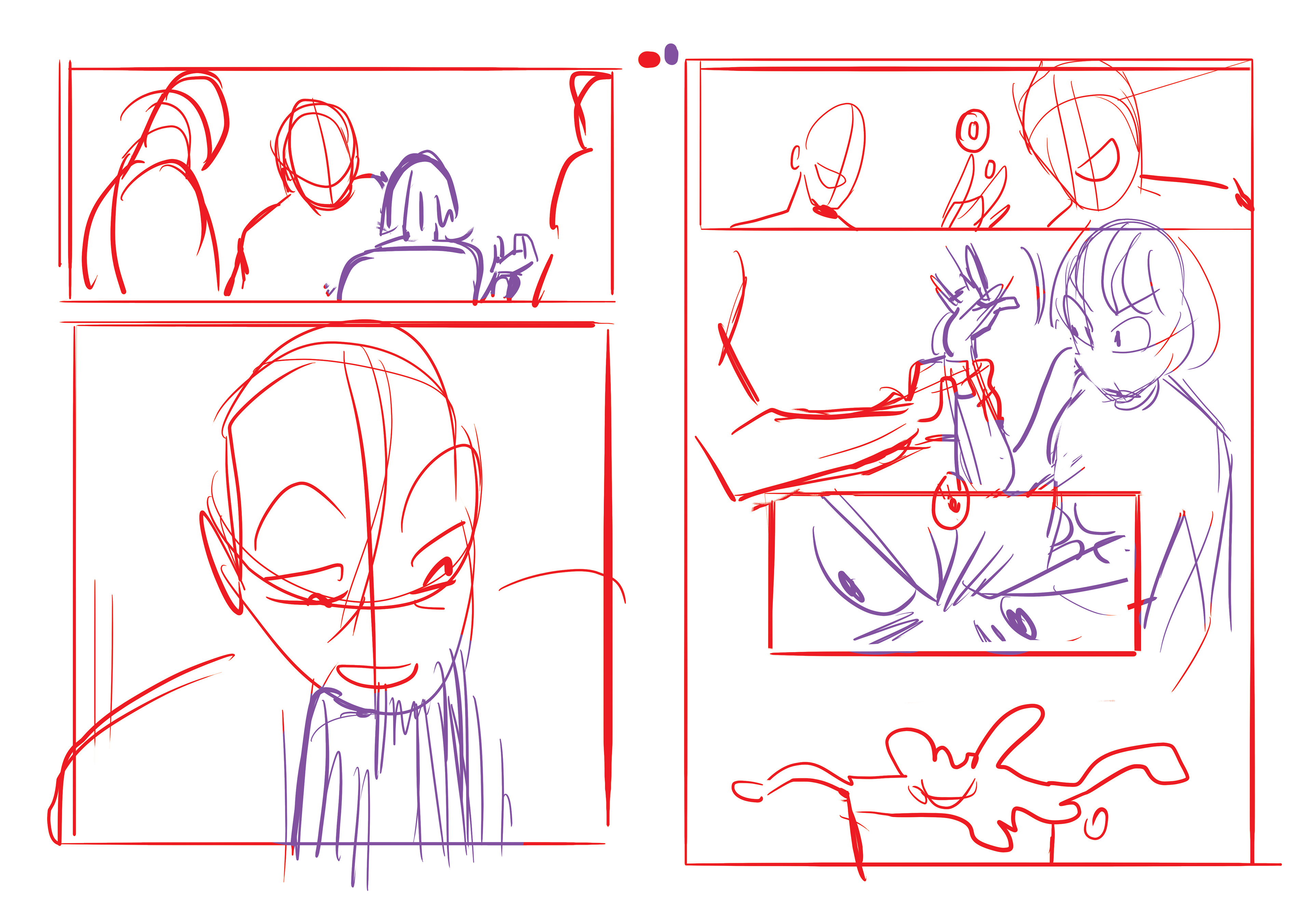 Damage - Projet BD pour concours manga - storyboard