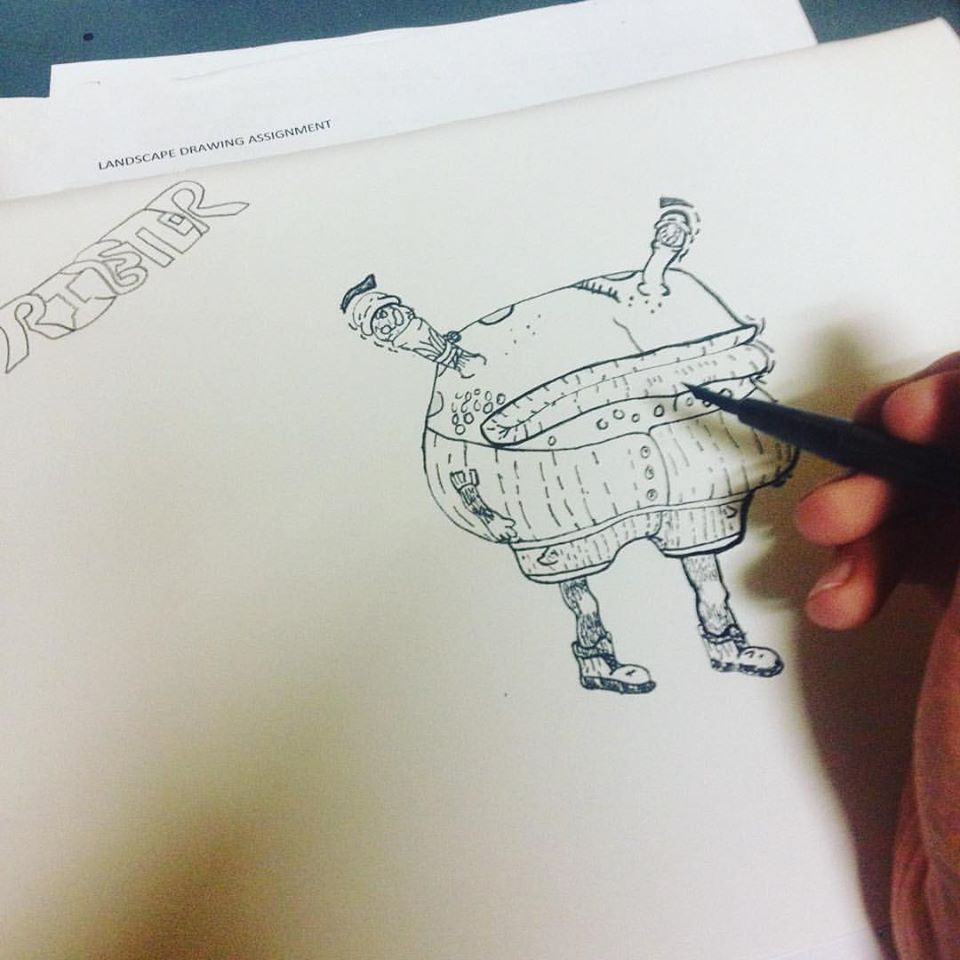 Character design mockup