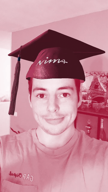 Created a congratulatory Instagram filter for graduates, handling the entire process from concept to execution.