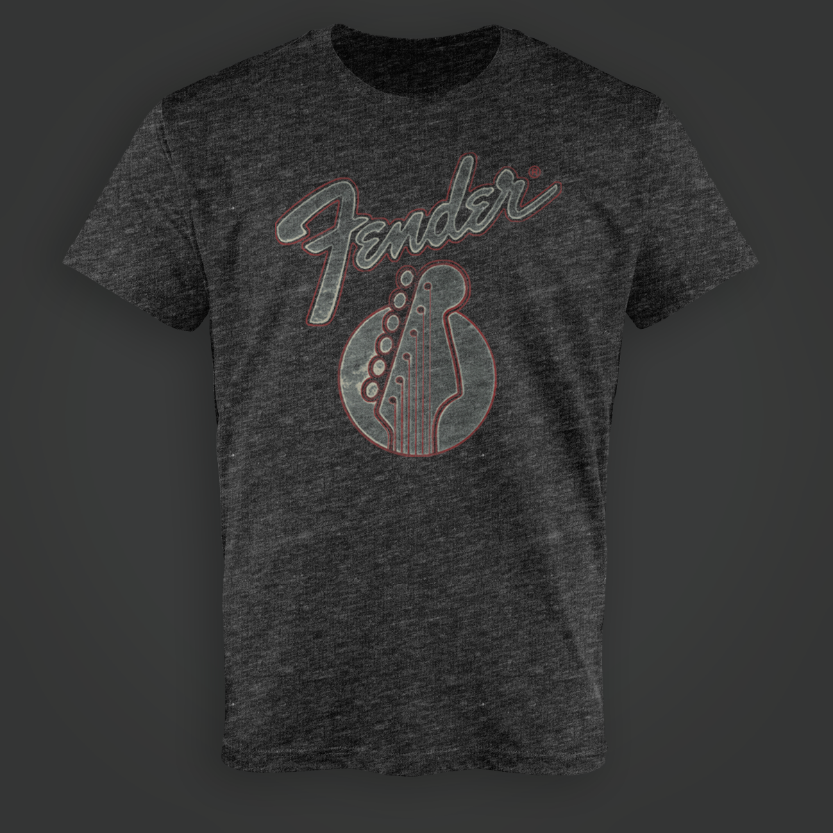 Washed Down Art on Tee Mockup
