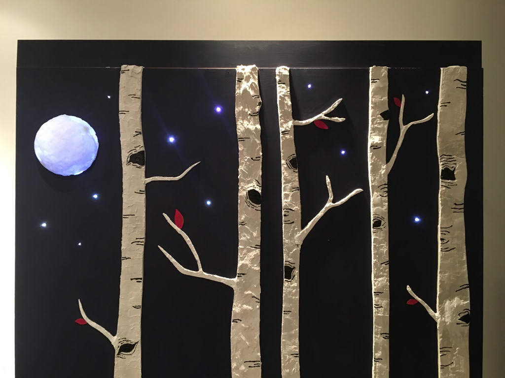 Close-up of final mural