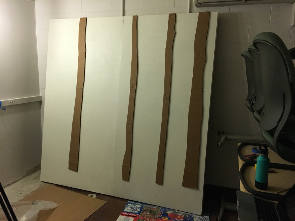Cardboard trees
