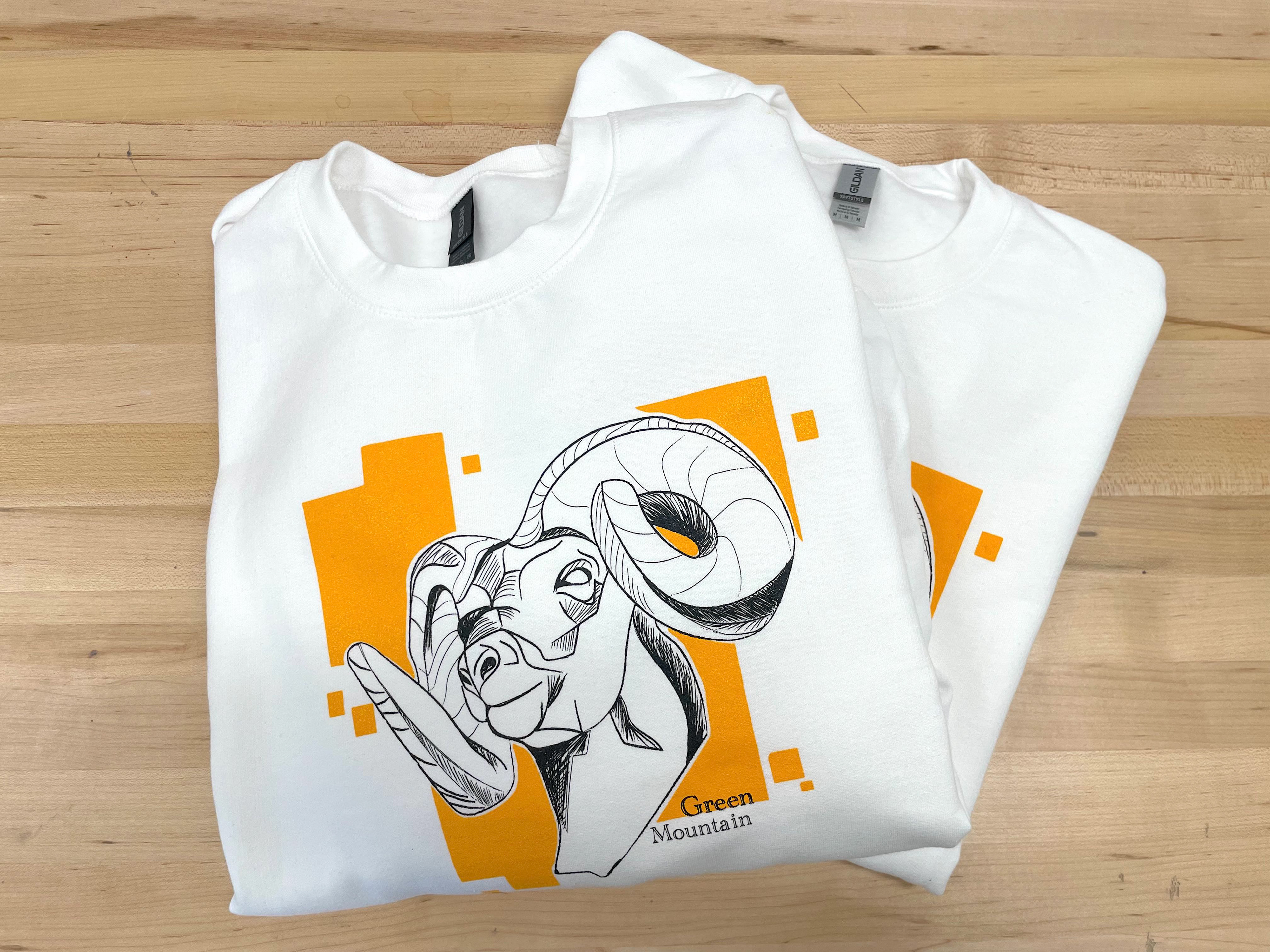 Screen Printed Pullover (helped student design)