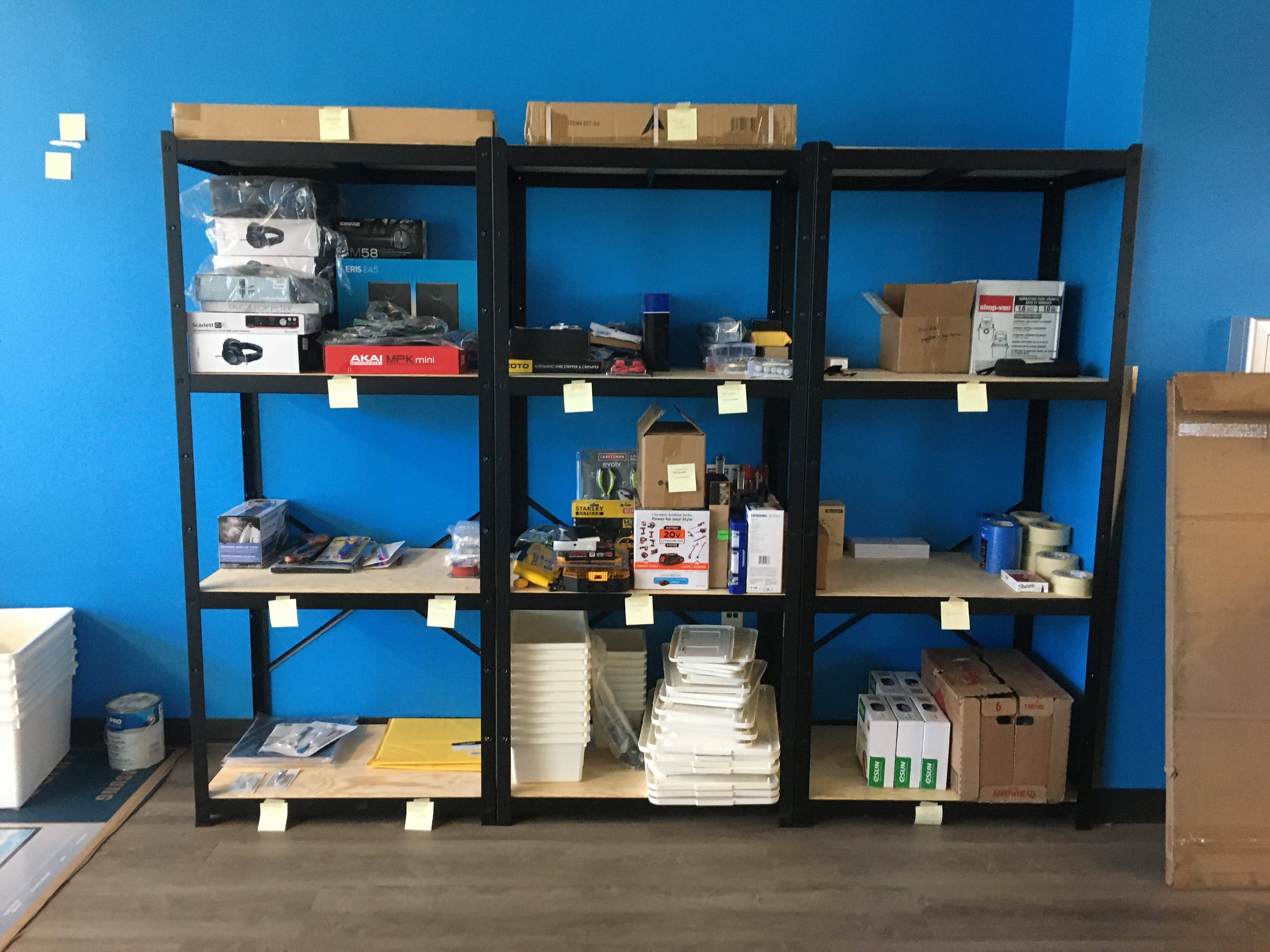 Initial Storage Organization Layout