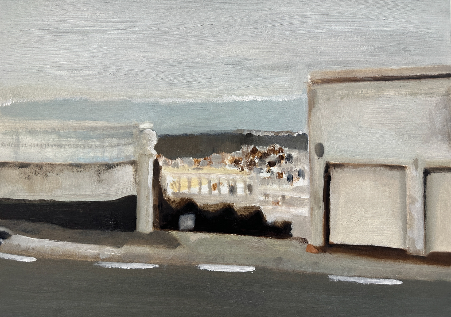 Oil on gesso paper, 11" x 14"