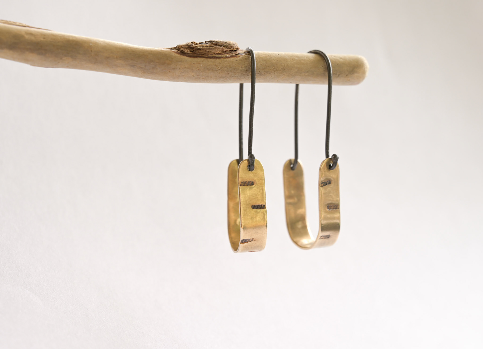 Patina Brass + Sterling Silver