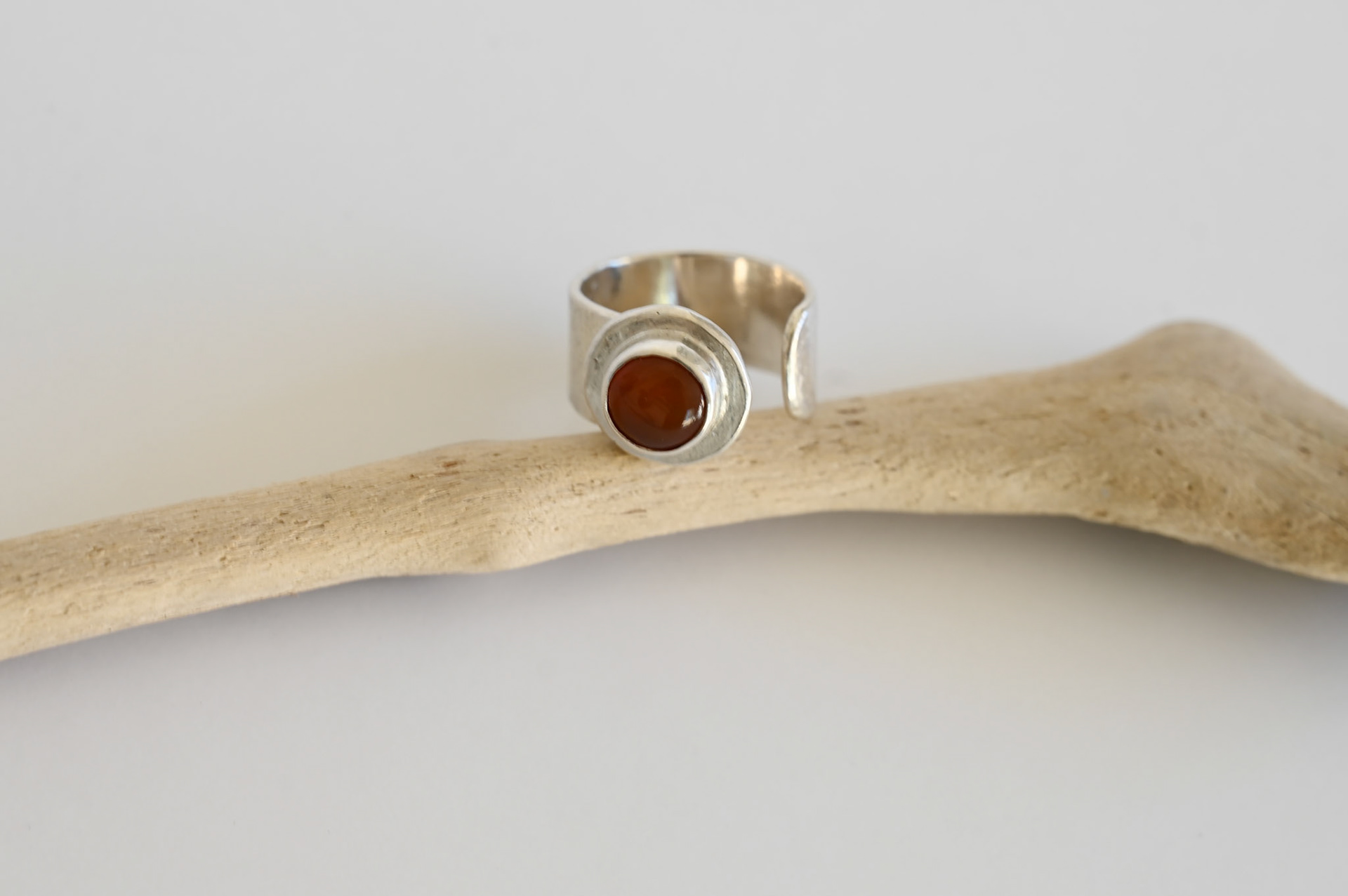 Carnelian + Sterling Silver