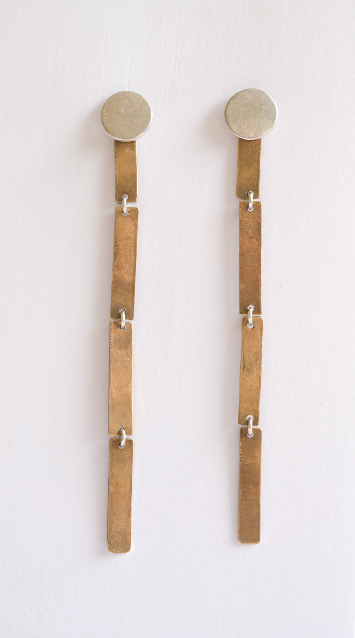 Patina Brass + Sterling Silver