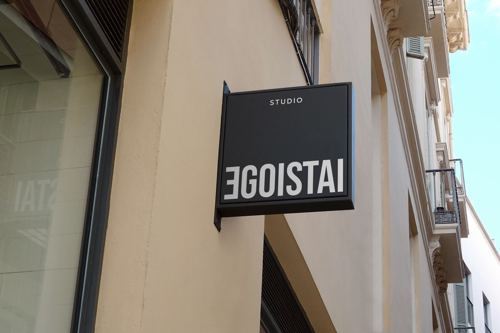 Logo design for barber & beauty studio EGOISTAI (2022)