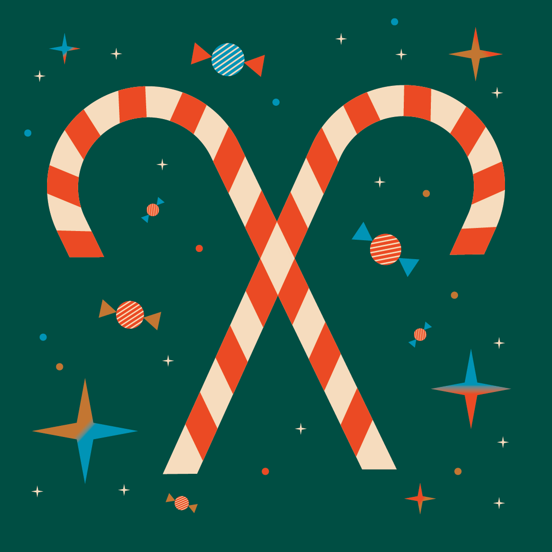 Illustrations for Christmas cards (2023)