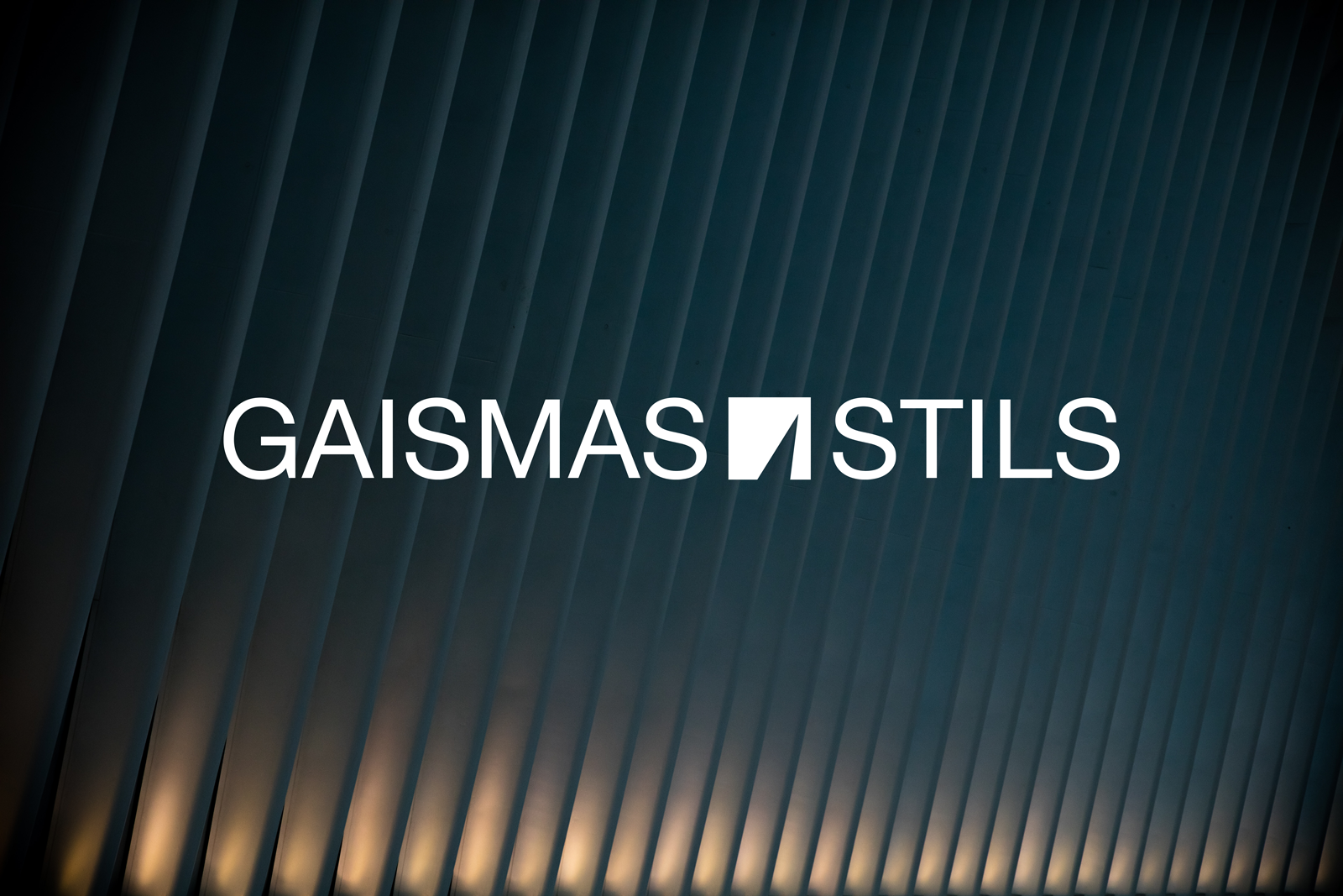 Logo design for lighting design company GAISMAS STILS (2020)