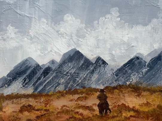 Wild Western - Acrylic on Canvas