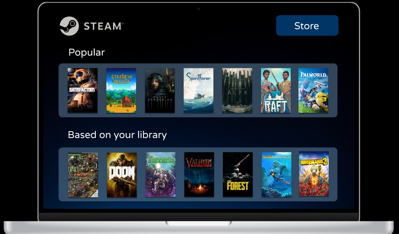 Store page