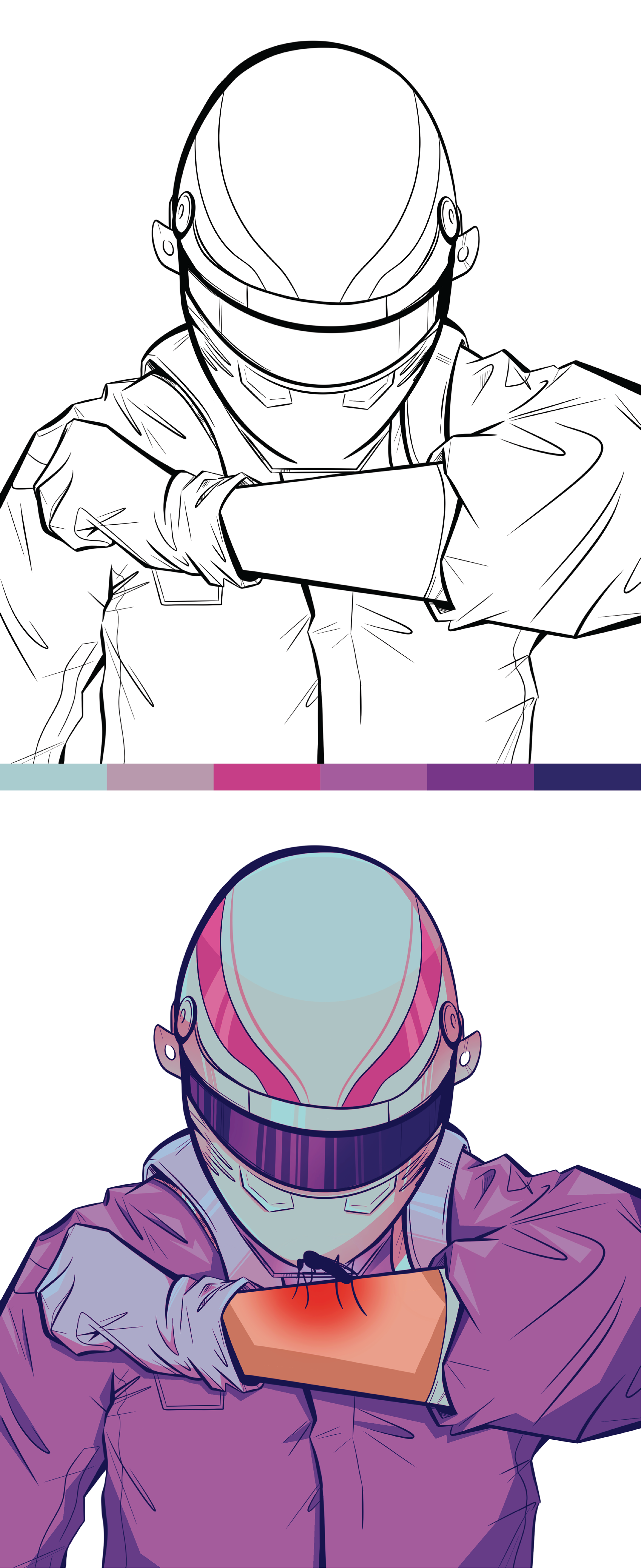 Created in Procreate