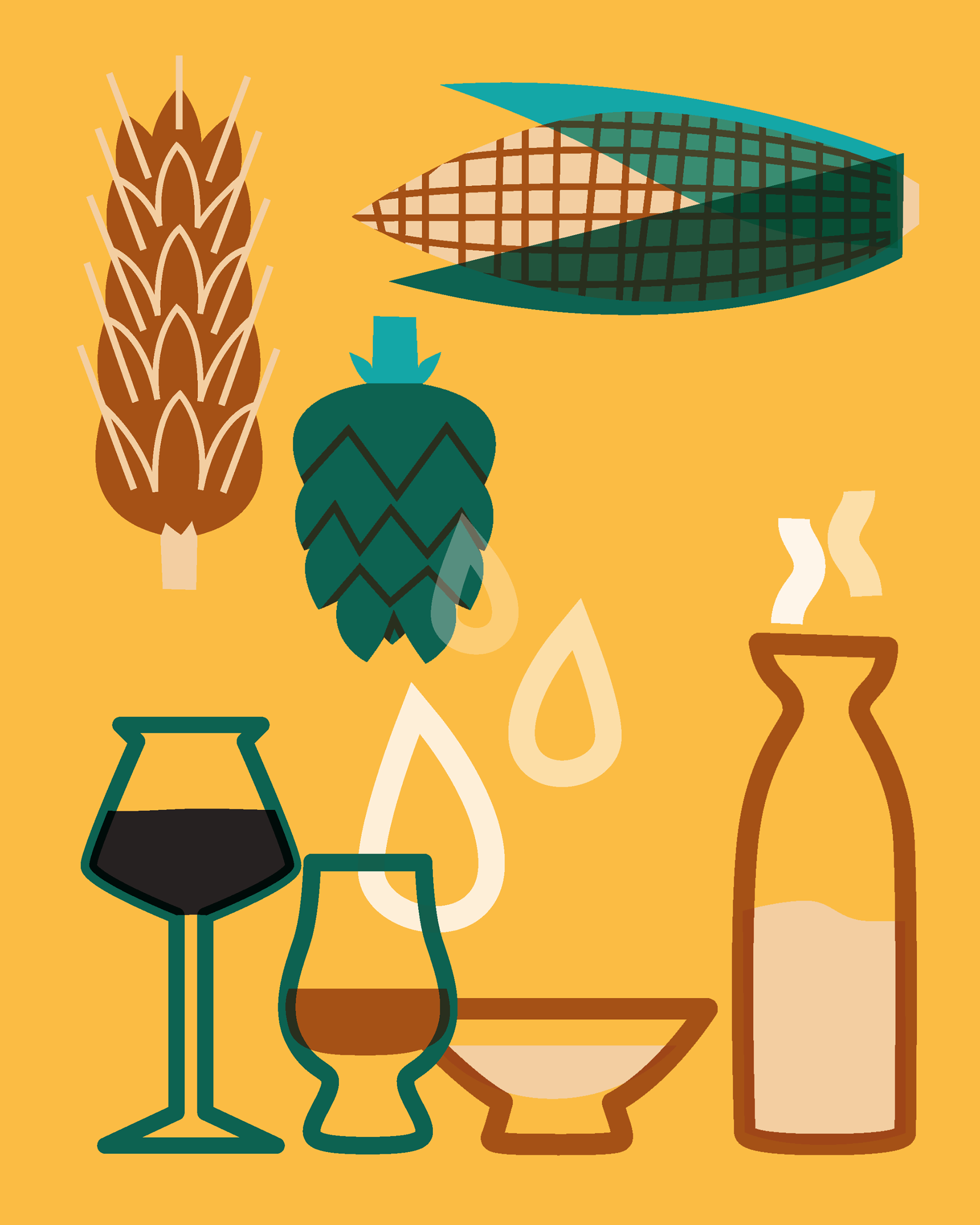 Illustrations à utiliser partout en print comme sur les réseaux sociaux