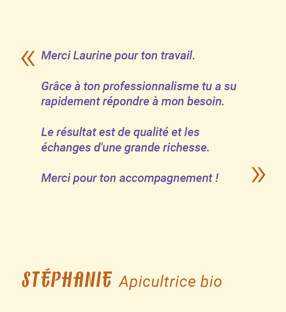 Stéphanie APICULTRICE récoltante biologique gelée royale française